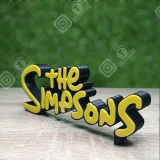 Logo The Simpsons 3D