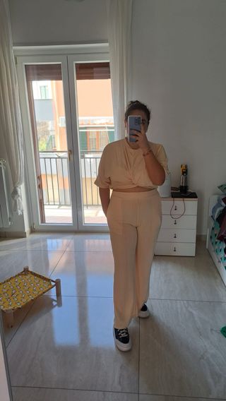 Completo estivo beige