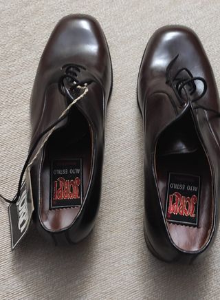 Zapatos de piel JORPI Marrones Talla 41