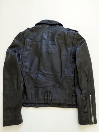 Chaqueta Biker Zara Piel Negra