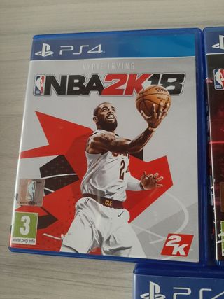 Set 5 Juegos PS4: NBA 2K19, 2K20, 2K21, FIFA 19, 2
