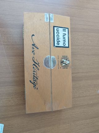 Scatola Legno Sigari Vuota AVO Heritage
