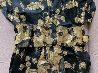 Disfraz vestido princesa dorado