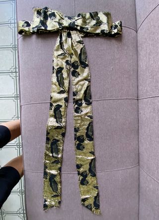 Disfraz vestido princesa dorado