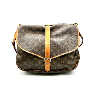 Bolso Louis Vuitton Saumur 35 Marrón