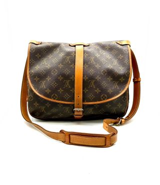 Bolso Louis Vuitton Saumur 35 Marrón