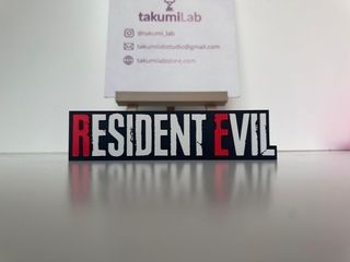 Logo Resident Evil 3D en varios tamaños