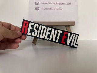 Logo Resident Evil 3D en varios tamaños