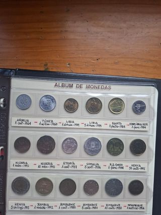 30 Monedas de Argelia, Túnez, Libia, Egipto, Niger