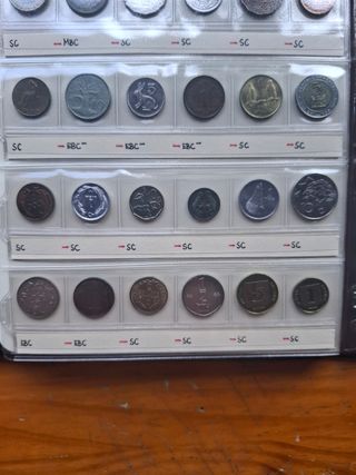 30 Monedas de Argelia, Túnez, Libia, Egipto, Niger