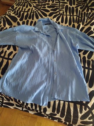 Camisa Vestir Azul Talla XL