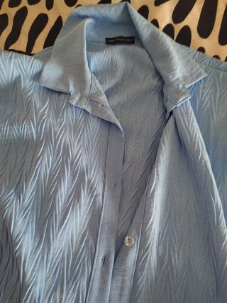 Camisa Vestir Azul Talla XL