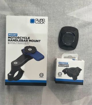 2 Soportes Quad Lock para moto