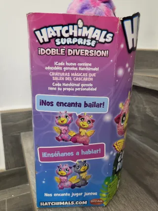 Hatchimals Sorpresa Peluche Morado Rosa