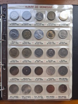 25 Monedas Portugal, Francia, Austria, Holanda....