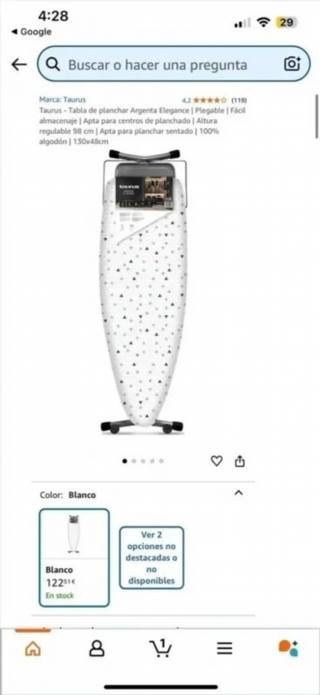 Tablas de Planchar