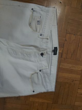 Pedro del Hierro Pantalón Blanco Talla 46