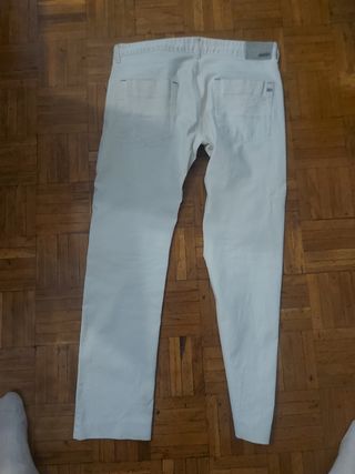 Pedro del Hierro Pantalón Blanco Talla 46