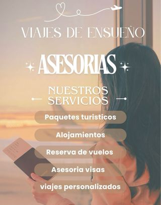 Agencia de viaje, paquetes turísticos