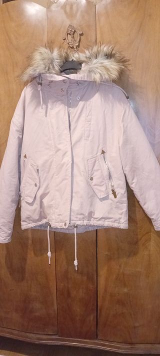 Abrigo rosa PULL&BEAR Talla S