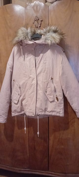Abrigo rosa PULL&BEAR Talla S