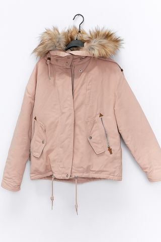 Abrigo rosa PULL&BEAR Talla S