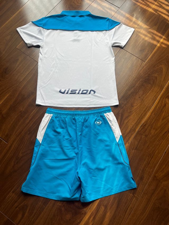 Conjunto Pádel Vision Azul y Blanco