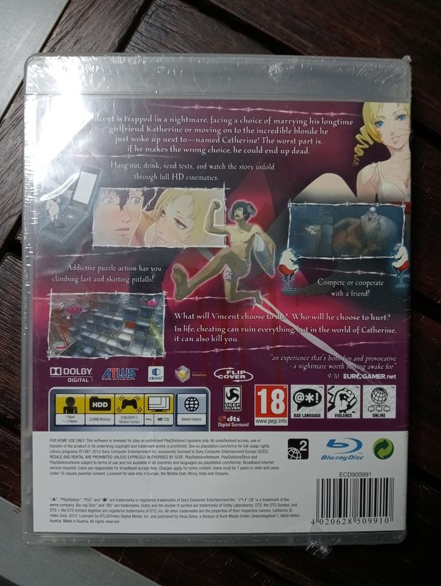 Catherine PAL PS3 Nuevo PlayStation 3 (Atlus)