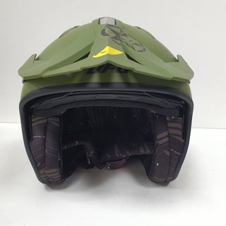Casco Jet Ufo Sheratan Verde OD