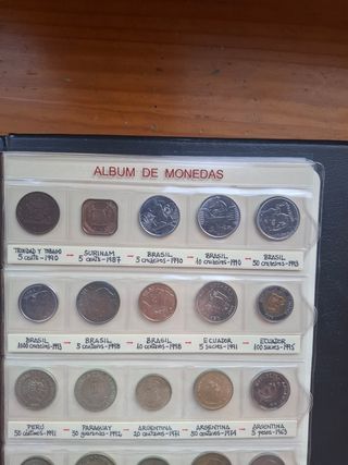 25  Monedas Brasil, Ecuador, Perú, Argentina....
 