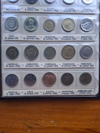 25  Monedas Brasil, Ecuador, Perú, Argentina....
 