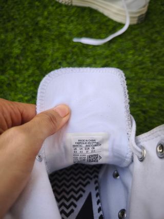 Converse Chuck Taylor Piel Blancas Talla 37