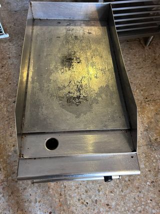 Plancha profesional acero inoxidable