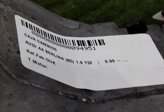 Caja cambios audi duk a4 berlina (b5) 1.9 94951