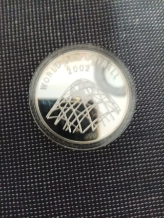 Moneda 1 Onza Mundo Fútbol 2002