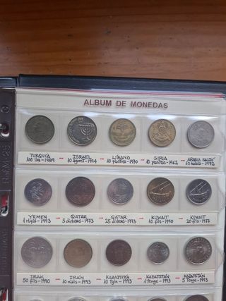 25 Monedas Turquía, Israel, Líbano, Siria, Qatar..