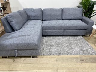 Sofá rinconera con cama y arcón NUEVO 