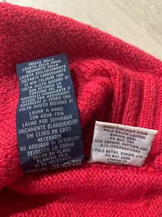 Jersey Ralph Lauren Rojo 