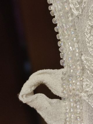 Top vintage prezioso bianco