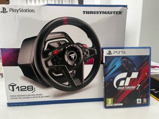 Volante Thrustmaster T128 PS5/PS4 Gran Turismo 7
