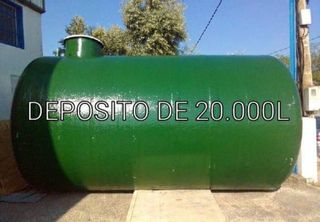 Depósito de poliéster.%