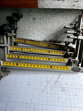 Topes de guía con regla para cortadora de azulejos