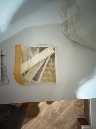 Barra cortina Ikea blanca 