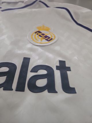 Camiseta Retro Real Madrid Hummel Blanca