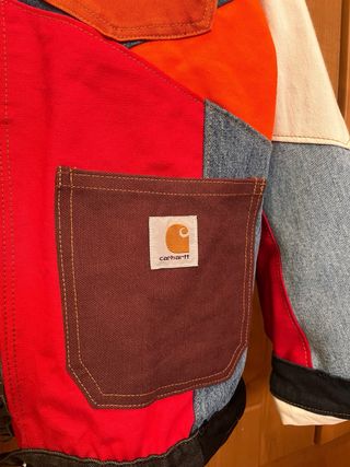 Chaqueta Carhartt Patchwork Talla L, multicolor 