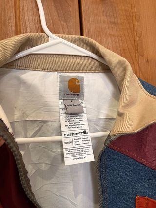 Chaqueta Carhartt Patchwork Talla L, multicolor 