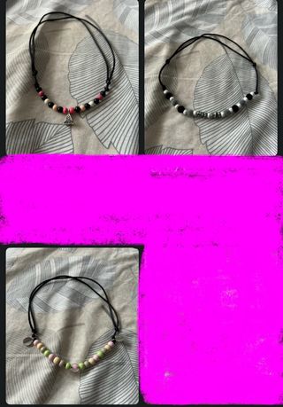 Colgantes hechos a mano,varios diseños,precio unid