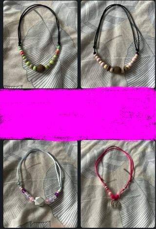 Colgantes hechos a mano,varios diseños,precio unid
