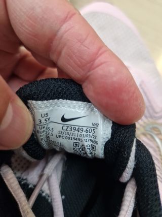 Deportivas niña Nike rosas y blancas