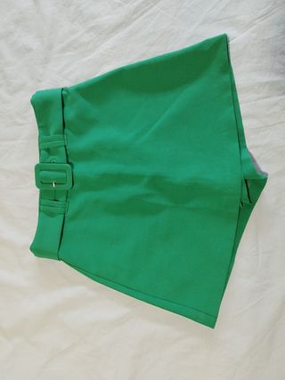Falda pantalón verde